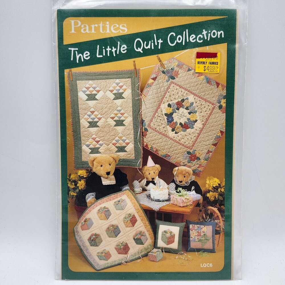 Little Quilts Parties Pattern Instructions Quilting Dolls Sewing LQC6